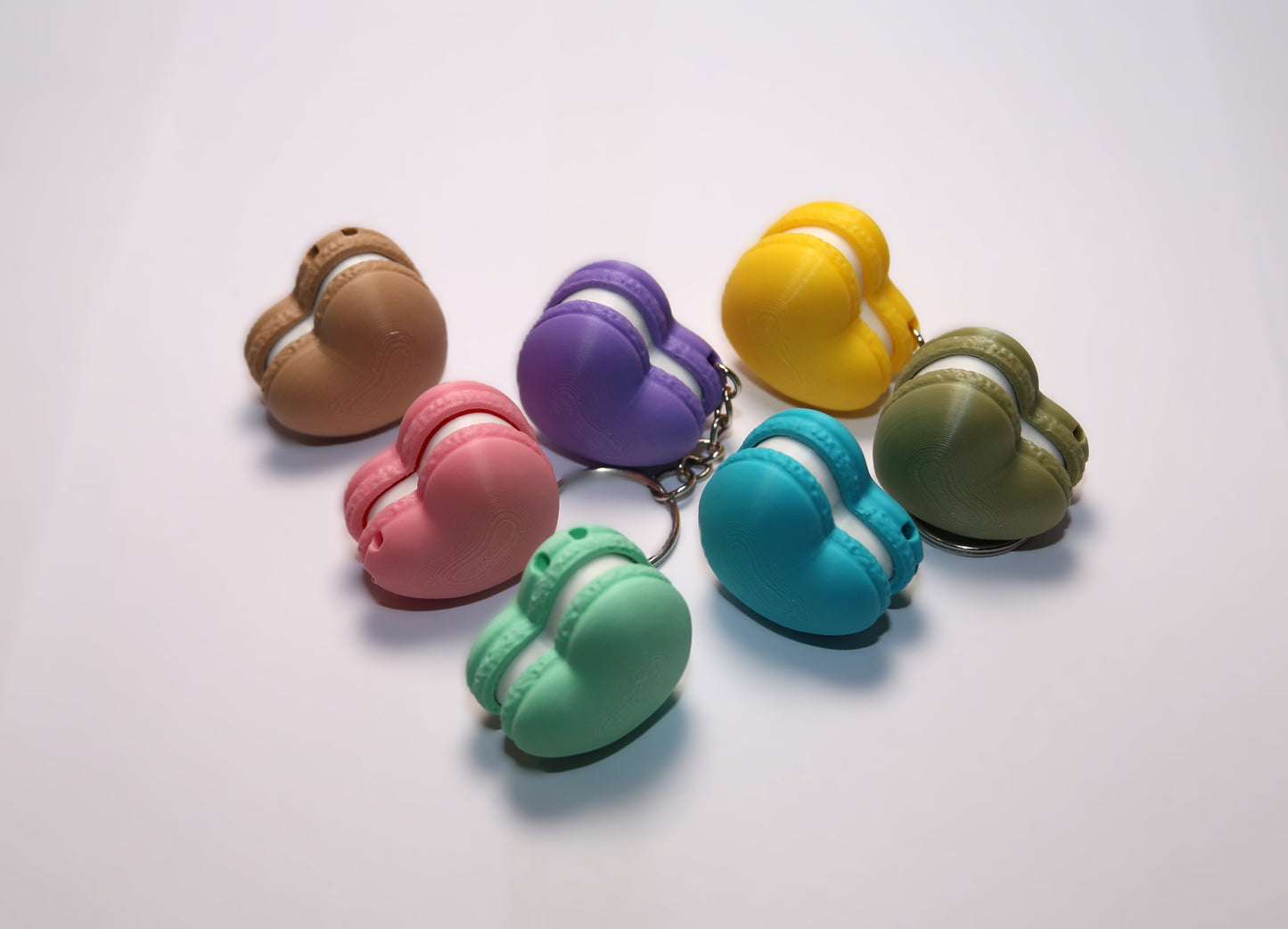 Fidget Macarons Heart Mechanical Clicker
