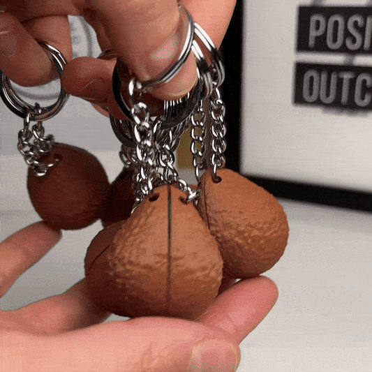 Gadget Avocado Valentine Lover Keychain, Magnet 3D Printed Toys
